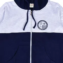 Clothe Funn Boys Printed Cotton Hooded Tracksuit image 2