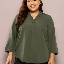 Qurvii + Olive Regular Fit Shirt-picture-42
