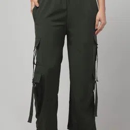 adore  wear Adore Wear Women Relaxed Wrinkle Free Cargos Trousers-picture-36
