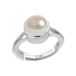 Clara Pearl Moti 3cts or 3.25ratti Ring-picture-19