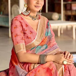 TIRA Silk Blend Saree image 2