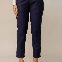 SwagSanskriti Women Easy Wash Trousers image 2