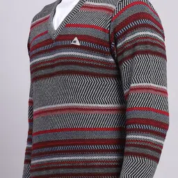 Monte Carlo Men Striped Woollen Pullover image 5