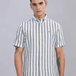Tommy Hilfiger Men Opaque Striped Casual Shirt image 5