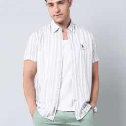 U.S. Polo Assn. Denim Co. Men Classic Opaque Striped Casual Shirt-picture-32