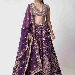 The Front Row Embellished Ready to Wear Lehenga & Blouse With Dupatta-picture-21