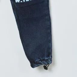 Fame Forever by Lifestyle Boys Blue Cotton Solid Jeans image 4