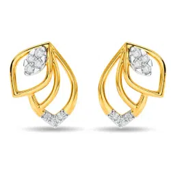 Kisna Diamond & Gold Jewellery 14k (585) Gold Meng Earring-picture-21