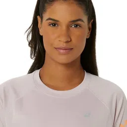 Asics Pink Self Pattern Sports T-Shirt image 4
