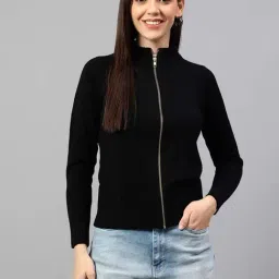 Cantabil Black Regular Fit Sweatshirt-image-64