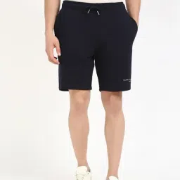 TOMMY HILFIGER Navy Regular Fit Solid Shorts-image-30