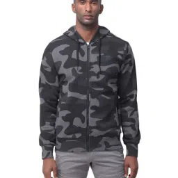 Woodland Grey & Navy Full Sleeves Hoodie-image-34