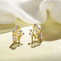 Kisna Diamond & Gold Jewellery 18k (750) Gold Missy Earring-picture-14