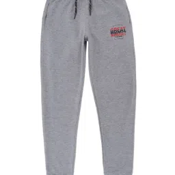 Dyca Kids Grey Melange Cotton Regular Fit Joggers-picture-48