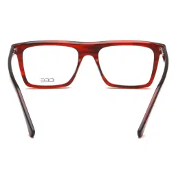 IDEE Maroon Square Eye Frames for Men image 4