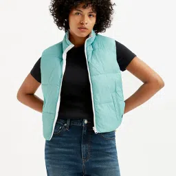 Levi's Crystal Blue Puffer Jacket image 4
