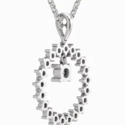 Sparkles 14k (585) White Gold Lab Grown Diamond Pendant image 4