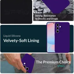 Sprig Back Cover for SAMSUNG GALAXY S24 FE 5G (Purple) image 2