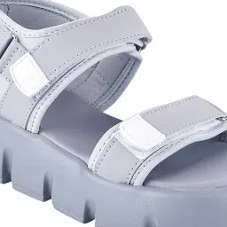 Shoetopia Kids Grey Floater Sandals image 4