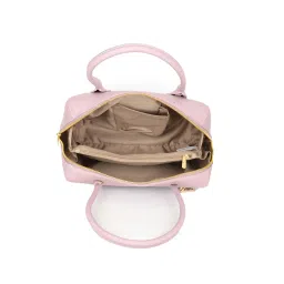 Baggit Pink Textured Medium Cross Body Bag image 4