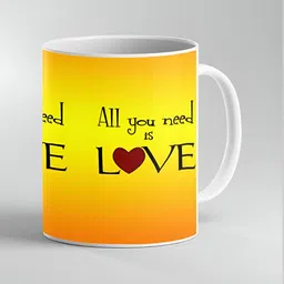Keviv Multicoloured Text or Slogans Printed Ceramic Glossy Mugs Set of Cups and Mugs image 3