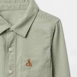 GAP Kids Olive Relaxed Fit Shirts image 3