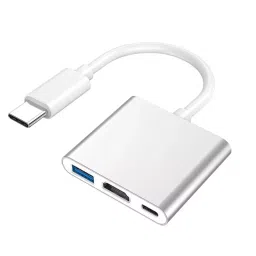 LOTA 3-in-1 USB-C to HDMI+USB+Power Adapter Silver & White 4K UHD Support, MST-1350-LT-picture-15