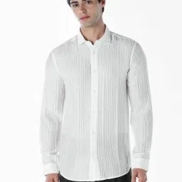 Jack & Jones White Slim Fit Shirt-picture-40
