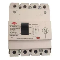 HPL 160A 36kA 4 Pole MCCB TAB 2 (Adjustable Thermal & Fixed Magnetic Type) TAB250NX160AC4P image 2