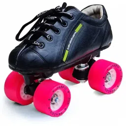 Jaspo Kids Sprint Pro 10 Quad Outdoor Wheel Roller Skates (Pink & Black) Size - 10 UK-picture-20