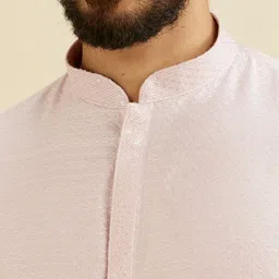Manyavar Men Regular Kurta with Pyjamas image 3