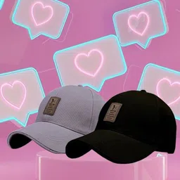 ALAMOS Men Solid Pack Of 2 Baseball Cap-picture-30