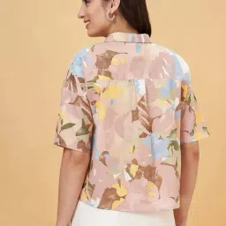 Honey by Pantaloons Pink Printed Shirt image 2