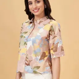Honey by Pantaloons Pink Printed Shirt image 3