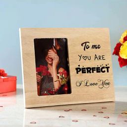 FNP You Are Perfect Engraved Wooden Photo Frame-picture-43