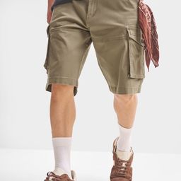 Highlander Men Regular Fit Cargo Shorts-picture-39