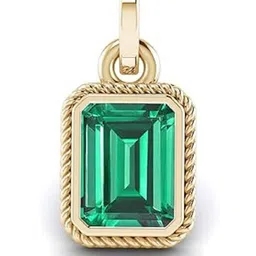 Sidharth Gems Unisex Brass Gold-Plated Pendant image 2