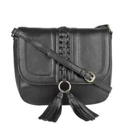 Giordano Interim Black Solid Medium Sling Handbag-image-73