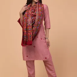 Tweedle Women Botanical Embroidered Shawl-picture-43