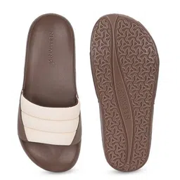 NEEMANS Unisex Colourblocked Synthetic Sliders image 4