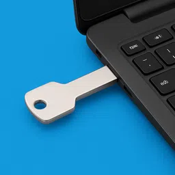OTARIO Key type Pendrive with Free OTG Type-C Adapter | Stylish Metal Keychain 32 GB Pen Drive Compatible with Audio Player, Laptop, Laptop, Mobile, Tablet, Television, Desktop Computer USB 2.0 Metal Case image 3