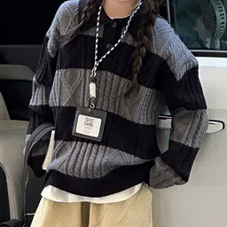 LULU & SKY Girls Colourblocked Pullover-picture-41