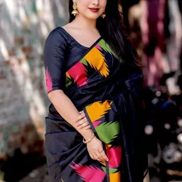 Moda Rapido Art Silk Banarasi Saree image 2