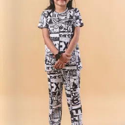 Sagar Impex Unisex Kids Printed T-shirt with Trousers-picture-10