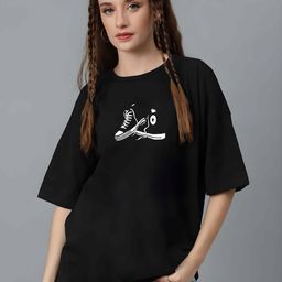 KAIDO Graphic Printed Round Neck Drop-Shoulder Sleeves Oversized Pure Cotton T-Shirt-picture-47