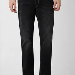 van heusen Men Slim Mid Rise Black Jeans-picture-13