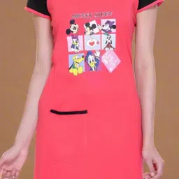 White Moon Printed Square Neck Nightdress image 4