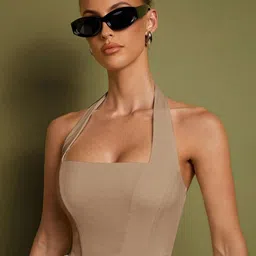 ZYNG Women Halter Neck Sleeveless Fitted Top-image-48