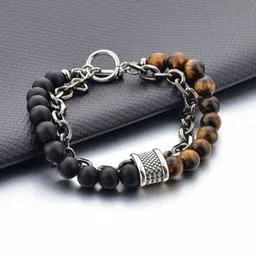 Designs & You Men Silver-Plated Bracelet image 2