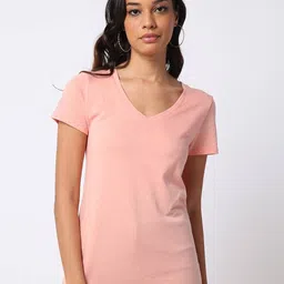 GAP Relaxed Fit V Neck T-Shirt-image-26
